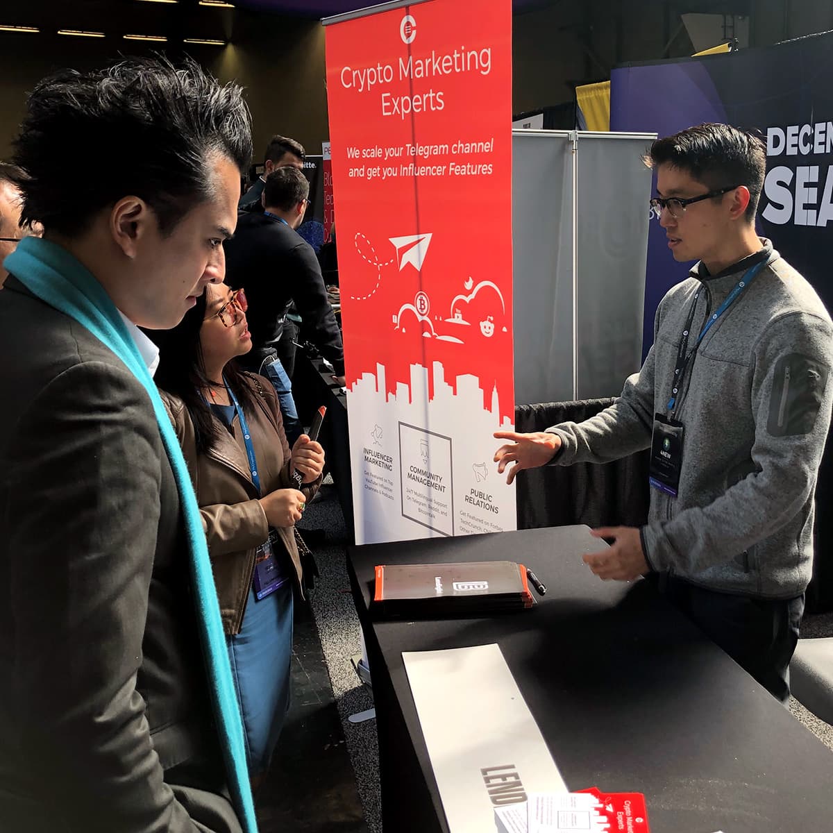 TokenFest 2018 – Crowdcreate Booth 2